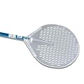 15-inch Circular Perforated Pizza Peel - 47-inch Handle