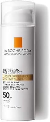 La Roche Posay Gel-Creme Protetor Anti-Envelhecimento, Fotocorrector de Uso Diário com FPS50, Corrige Rugas e Manchas, Melhora a Elasticidade, Fórmula com Cellox-B3 Tech, Anthelios, 50 ml