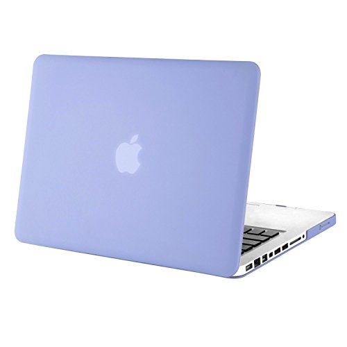 Mosiso Plastic Hard Case Cover for MacBook Pro 13 Inch with CD-ROM, Mediumblue