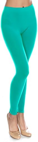 CircleSquare Fashion Basic Solid Full Length Footless Tights Leggings Pants