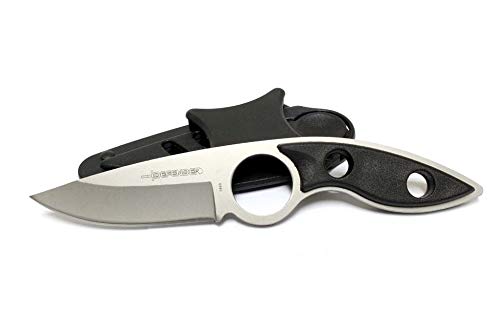 7" FULL TANG SURVIVAL BOOT KNIFE w/ NECK SHEATH Hunting Skinning Camping Combat