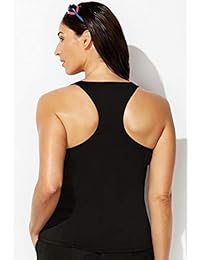 Trajes de baño para todas las damaes tamaño grande azul púrpura remolino Tankini parte superior