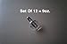 12 CLR CIR Clip On Shower Curtain Weights~Tablecloth Weights~Stainless Steel Clip