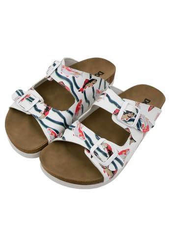 DOGO Stella, Sandalo Donna, Bianco, 37 EU