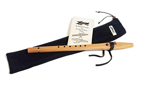 Stellar Basic Flute Key of F# - Native American Style Flute with Carrying Case (Natural Light Cedar) - Thumbnail 2