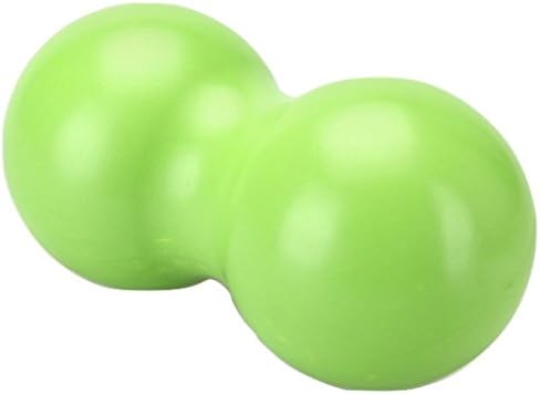 Peanut Rolling Massage Ball Deep Tissue Massage Mobility Ball for Physical Therapy Yoga Muscle Relaxer Acupressure Relief 10 minutes Stretch Chiropractic Rejuvenation Turtle Neck Syndrome (Large)