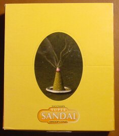 Super Sandal Cones - Box of 12 Packages (144 Cones Total) - Satya Sai Baba Incense