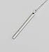 Seni Jewelry Silver Multilayer Bar Pendant Necklace Boho Stick Teardrop Bar Choker Necklace Triple Minimalist Y Necklace Women