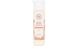 The Honest Company Honest Deeply Nourishing Apricot Kiss Shampoo and Body Wash with Naturally Derived Botanicals, Apricot, 10 Fluid Ounce