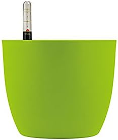 Self Watering Planter with Water Level Indicator, 8.7 inch, Green