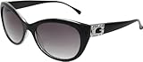 Guess Women's Gradient GU7177-BLK-35 Black Butterfly Sunglasses
