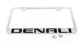 GMC Denali Chrome Metal License Plate Frame