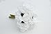 Sweet Home Deco 10’’ Blooming Peony and Anemone Silk Artificial Wedding Bridal Bouquet/Home Flower (No Pot Included) (White)