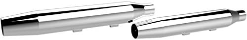 Khrome Werks 3in. HP-Plus Slip-On Mufflers - Tapered - Chrome, Color: Chrome 202495