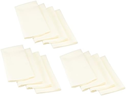 LinenTablecloth 17-Inch Polyester Napkins (1-Dozen) Ivory