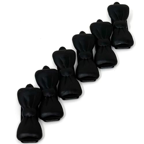 Dog Hair Clip Mini Pack of 6, Black 18