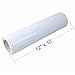 ARHIKY Heat Transfer Vinyl HTV for T-Shirts 12 Inches by 10 Feet Rolls (White)