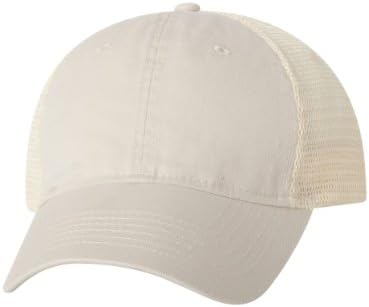 Zkapz - Soft Mesh Trucker Cap - ZK641 - Adjustable - Stone/ Stone