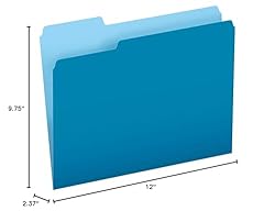 Pendaflex Two-Tone Color File Folders, Letter