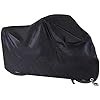Motorhoes, Winterbestendig waterdicht motorzeil 190T Oxford stof met slotgaten motorfiets stofdicht zeildoek voor Harley…