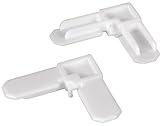 Prime-Line Products PL 7729 Screen Frame Corner, 5/16-Inch X 3/4-Inch, White Plastic,(Pack of 4)