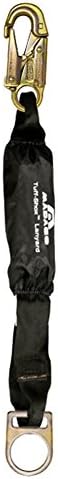 Madaco Roof Construction Fall Protection Heavy Duty Industrial Safety Internal Shock Absorbing Pack 2FT Snap Hook Lanyard ANSI OSHA L-613-01