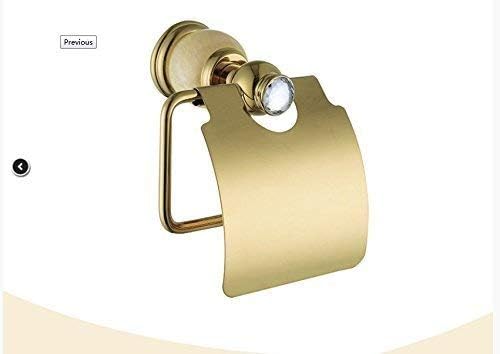 トイレットペーパーホルダーウォールマウントペーパーシェルフトイレットペーパー収納ホルダー ドア紙の壁の銅のレトロなスタイルの国会扇形の玉 トイレットペーパーホルダーキッチンタオルハンガーバスルームティッシュボックス Ketodr Us