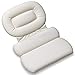 Stock Your Home Luxury Spa Bath Pillow Mat Features 3 Panel Nonslip Jacuzzi Pillow with Removable Suction Cups and Extra Thick Foam Cushion Providing Head Neck & Back Support for Ultimate Relaxation