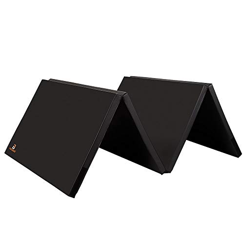 papababe 10'x4' Folding Exercise Mat, 2 Inch Thick Gymnastics Tumbling