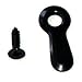 100 Black Plated Ridged Picture Frame Turn Button 1
