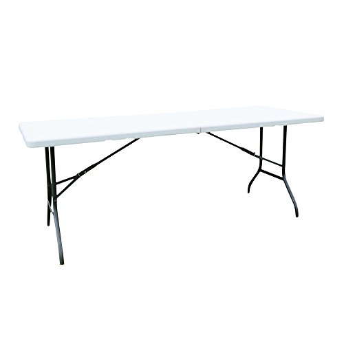 FCH 6′ Folding Table Portable Plastic Indoor Outdoor Picnic Party Dining Camp Tables