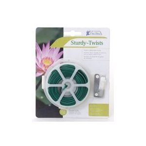 Gardener’s Blue Ribbon Plastic Sturdy Twist with Cutter, 100-Feet