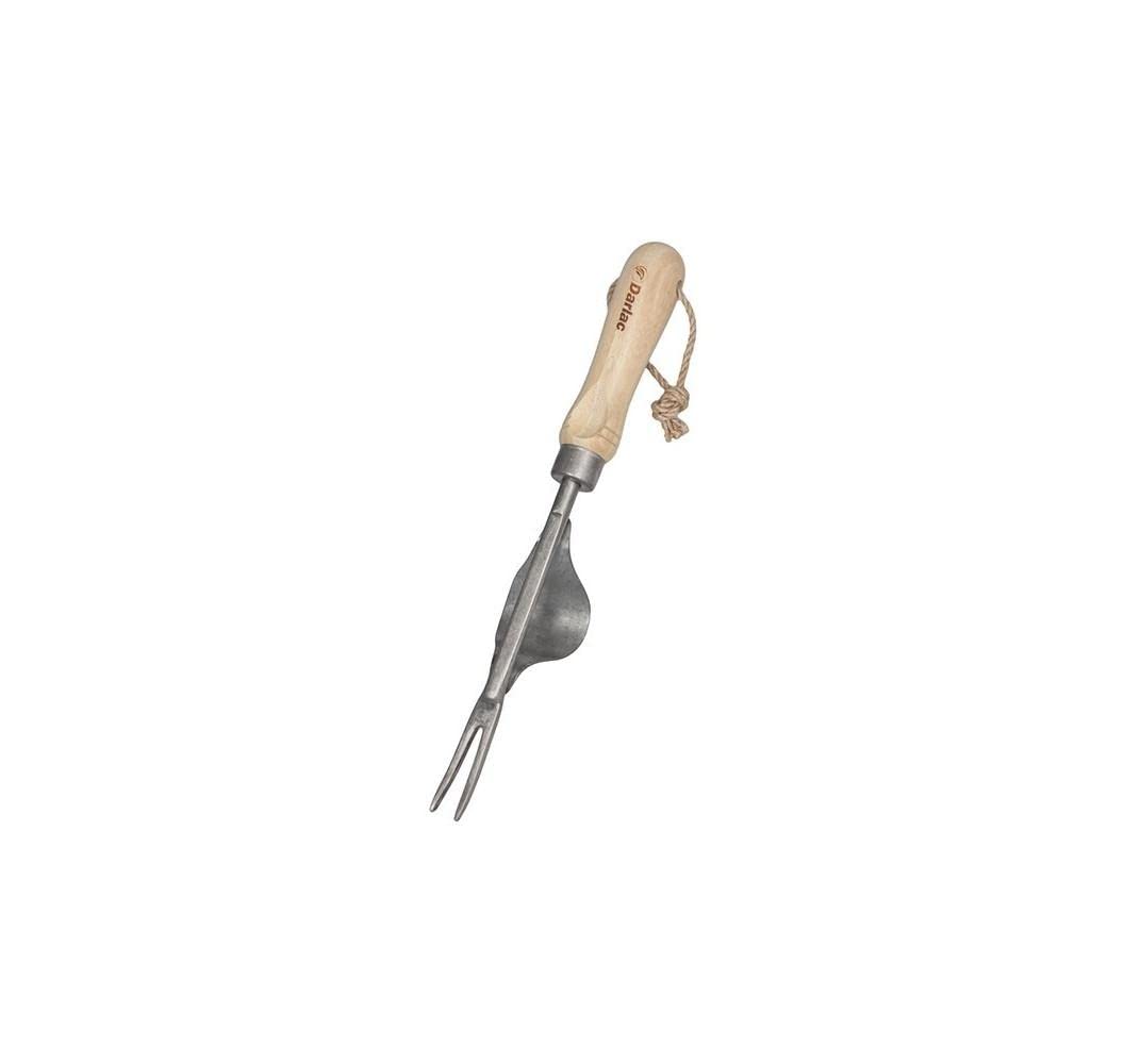 Darlac Daisy Grubber Weeder Garden Weeding Tool Stainless Steel Wooden Handle