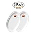 2 Pack Premium Washable Silicone Makeup Sponges - Beauty Blender Sponge for Makeup, Concealer and Foundation - The Perfect Make Up Applicator for Cosmetic Blending Free Sticker