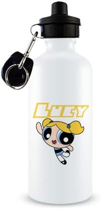 Hiros® Personalised Power-puff girls Themed Customised Water Bottle, Kids Drinks bottle, Water Bottle, School Lunch Bag Bottle, Superhero lovers, Birthday Gift, Back to school, Gift for kids.