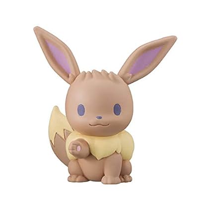 Bandai Pokemon Sun Moon Pastel Series Eevee Character Gacha Capsule Toy Mini Figure Collection Anime Art