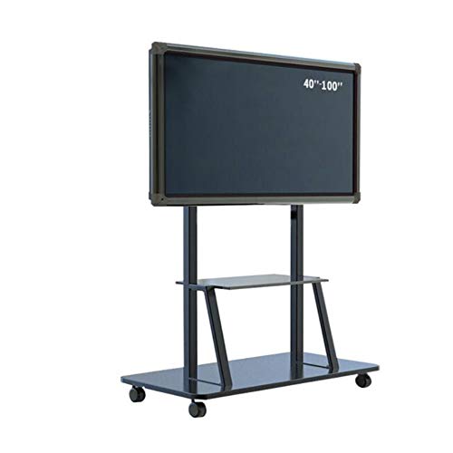 Buy Exing Floor TV Stand Cart, with Height Adjustable TV Stand Heavy Duty Lockable Swivel Caster
