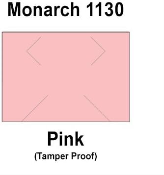 200,000 Monarch 1130 compatible PInk General Purpose Labels to fit the Monarch 1130 Price Guns. Full Case + includes 8 ink rollers.