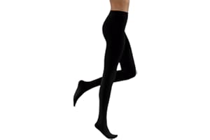 JOBST Relief Waist High Graduated Compression Stockings 20-30mmHg - Comfortable Unisex Design - Closed Toe, Black, Large