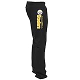 Boxer98 Men's Pittsburgh Football Steelers Team Sweatpants Black
