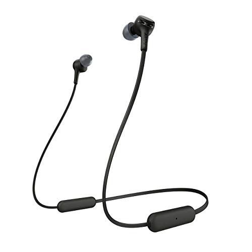 (Renewed) Sony WI-XB400 Wireless in-Ear Extra Bass Headphones with Neck-Band Design - Black