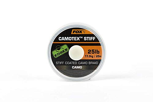 Fox Camotex Semi Stiff Coated Camo Braid 25lb 20m (cac742)