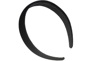 Black Padded Velvet Hair Band Headband Like Solid Headband for Women and Girls Convenient and Practical