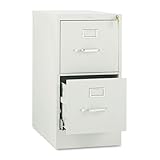 HON Two-Drawer Filing Cabinet- 510 Series Full Suspension Letter File Cabinet, 29 by 15-inch, Light Gray (H512)