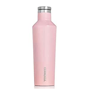 Corkcicle Botella isotérmica, Acero Inoxidable, Gloss Rose Quartz ...