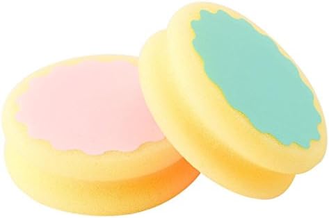 2PCs Magic Painless Hair Removal Arms Legs Face Skin Depilation Sponge Pad Remove Effective (Color at Random)