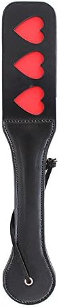 Spanking Paddle 1/2 Inch Thick, Rounded Edges PU (Heart)