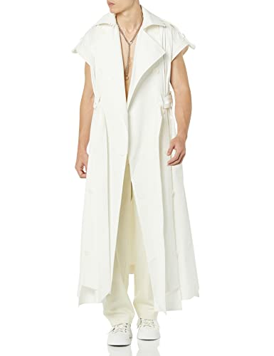 maison blanche Trench-Coat Senza Maniche, Bianco, 8