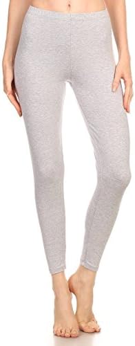 Stretch Cotton Bodysuit Women Soft Stretch Sports Yoga Skinny Full Length Cotton-Spandex Leggings Tights(&PLUS)
