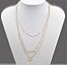 Shoopic Layered Coin Bar Pendant Lariat Disc Drop Y Chain Necklace for Women (bar coin2)